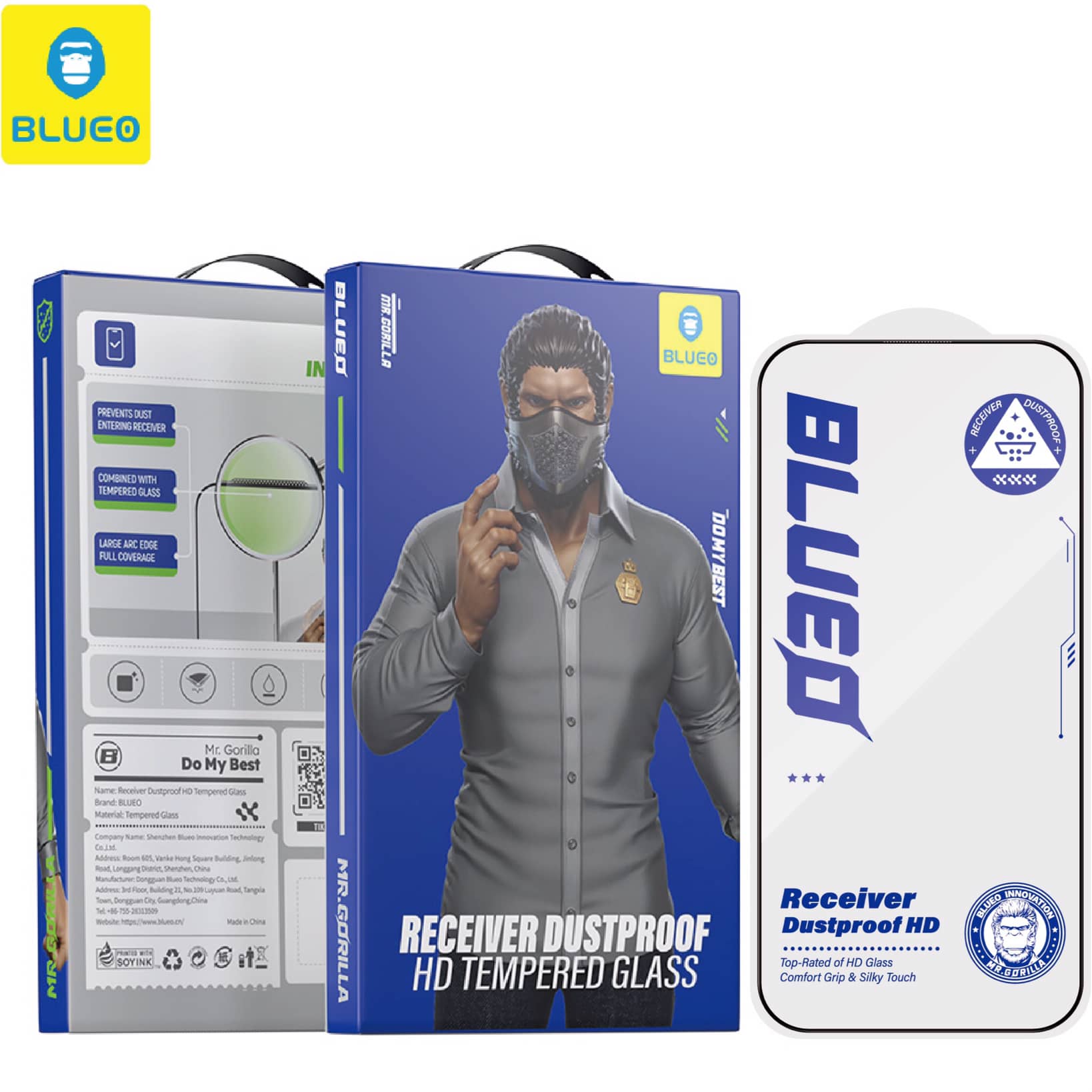 Blueo Receiver Dustproof HD Glass 